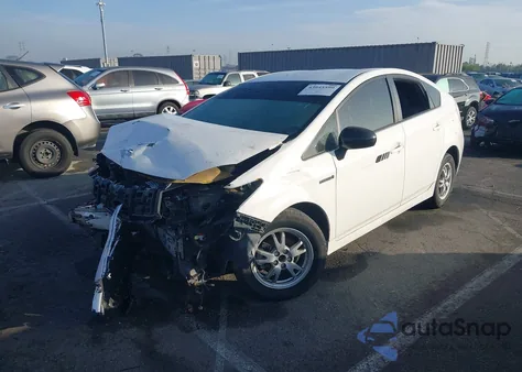 2011 Toyota Prius Two from USA, damaged, VIN JTDKN3DU9B1477600